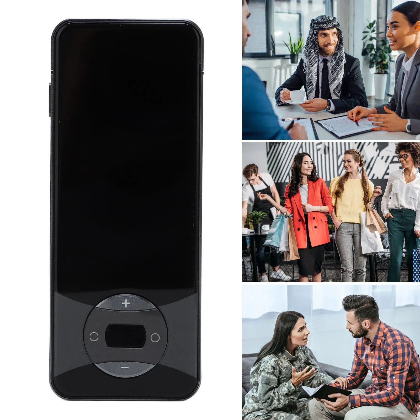 Smart Translator Photo and Voice Translation 74 Languages Support Language Translation Device with Mic and Speaker for Business