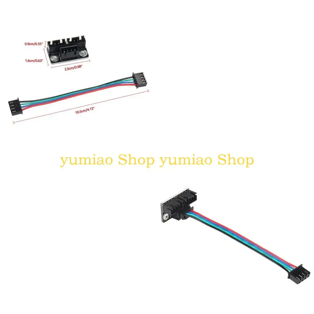 

587B Pack of 4 Printer Parts Stepper Motor Parallel Module with Cable for Printer