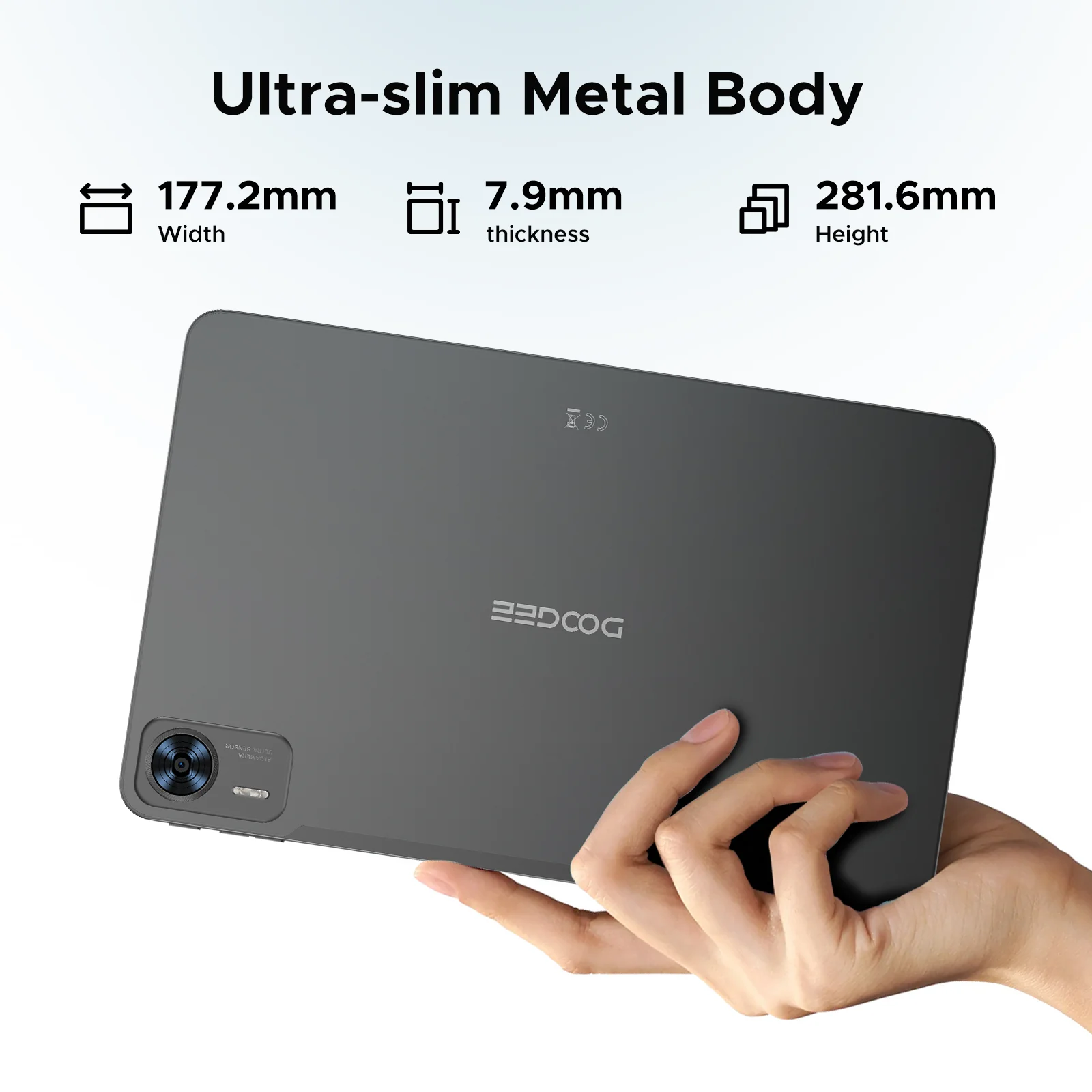 Global Version DOOGEE T36 Android Tablet 15 8 + 256GB 12 ''FHD + 90Hz IPS Display Unisoc T620 Octa Core 8800mAh Battery Widevine L1