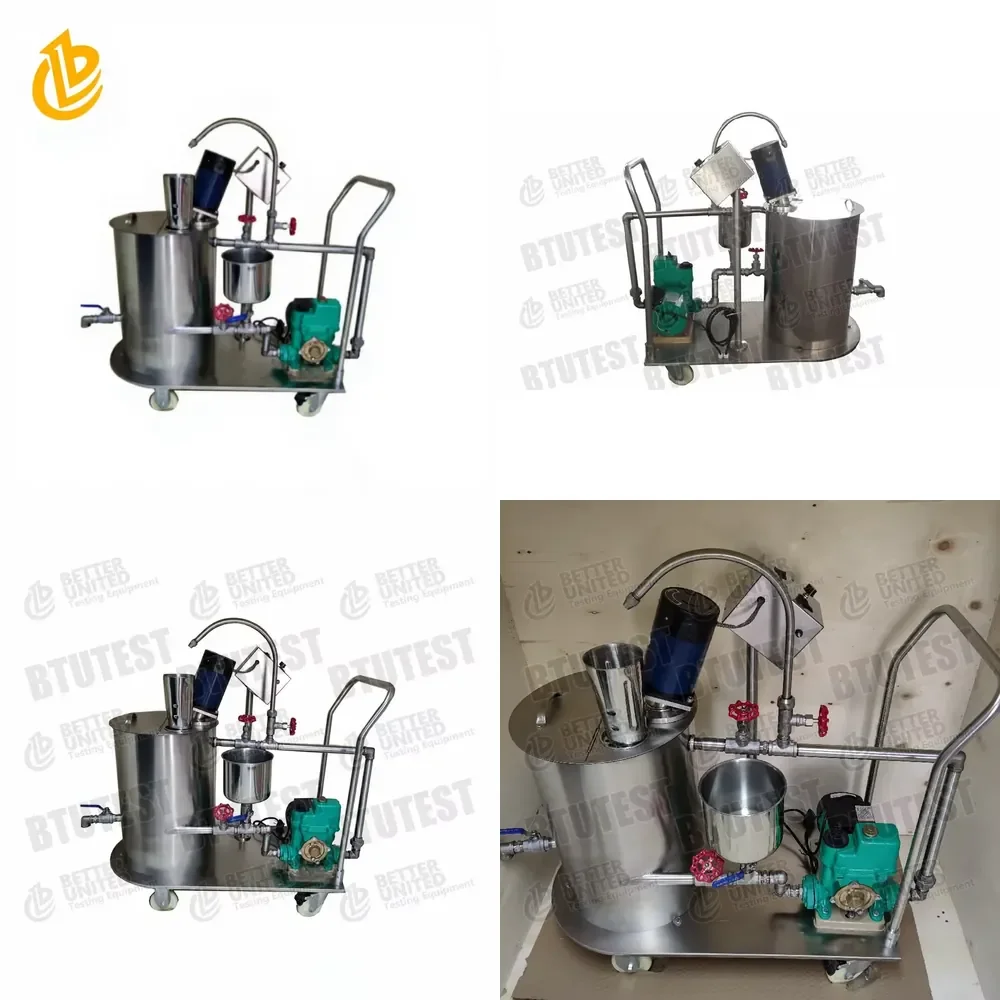 

Self Priming Circulation Type Slurry Dispenser Lab Analysis Devicel Mixing Tank Drilling Mud & Slurry Tester Equipment