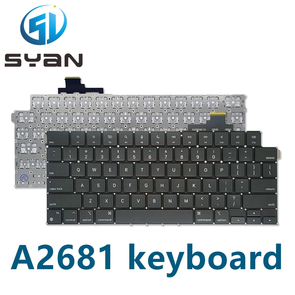 A2681 Keyboard US UK English French German Spanish Italian for MacBook Air M2 13.6