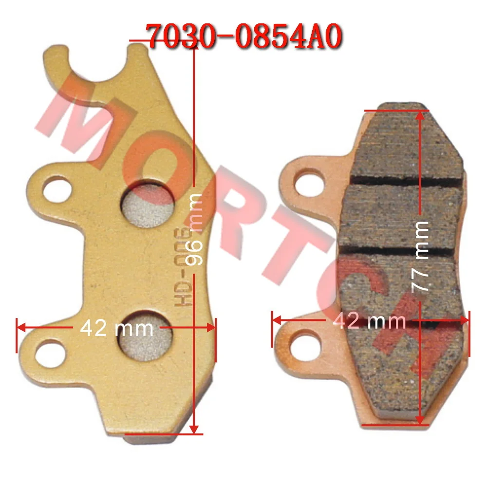 Sintered Right Front Brake Brake Pad for CFmoto UTV CF500UU UFORCE 550 CF800-3 800 CF800UU-A 7030-0854A0 U5 U8