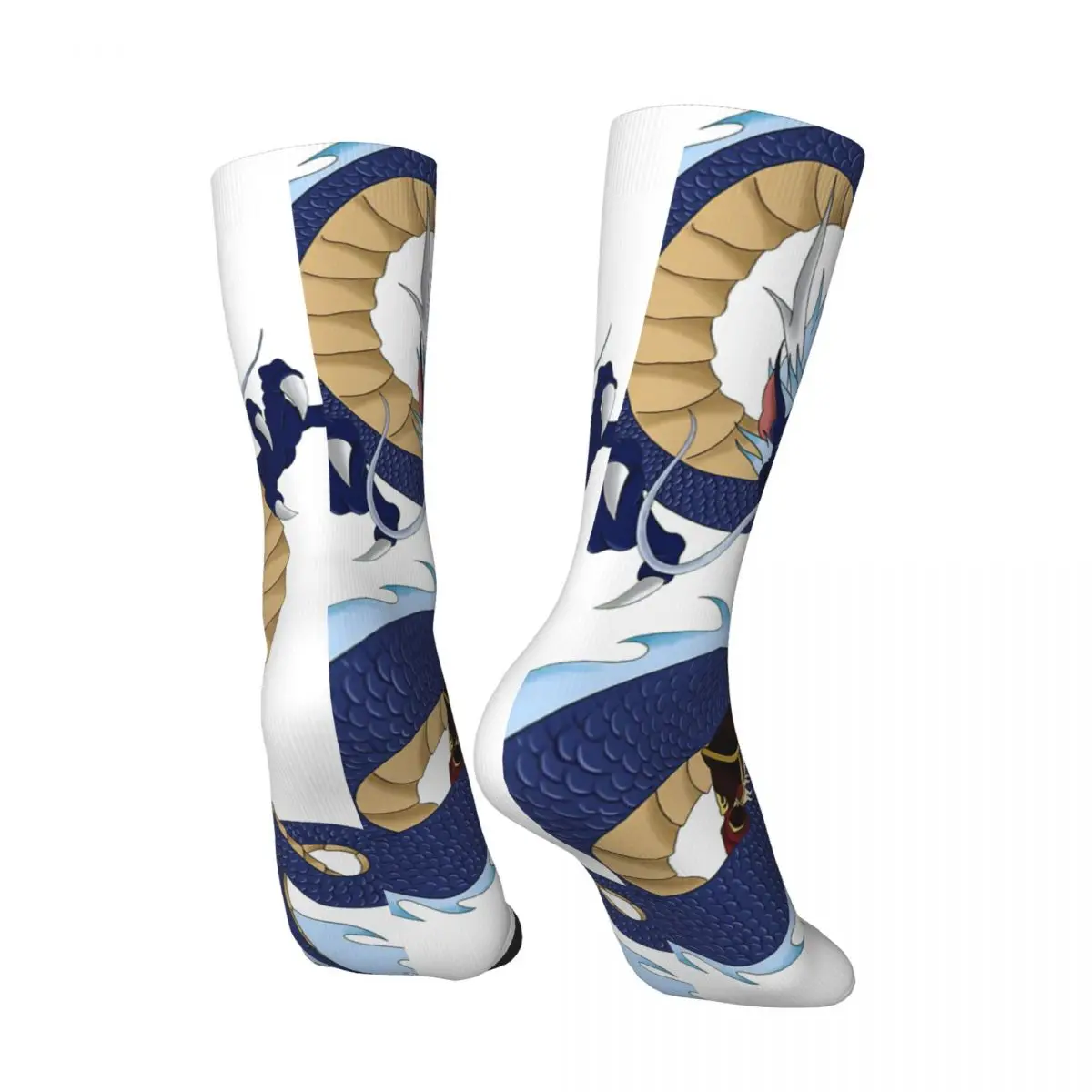 Happy Funny Azula Dragon Men's Socks Vintage Harajuku AvatarThe Last Airbender Hip Hop Novelty Casual Crew Crazy