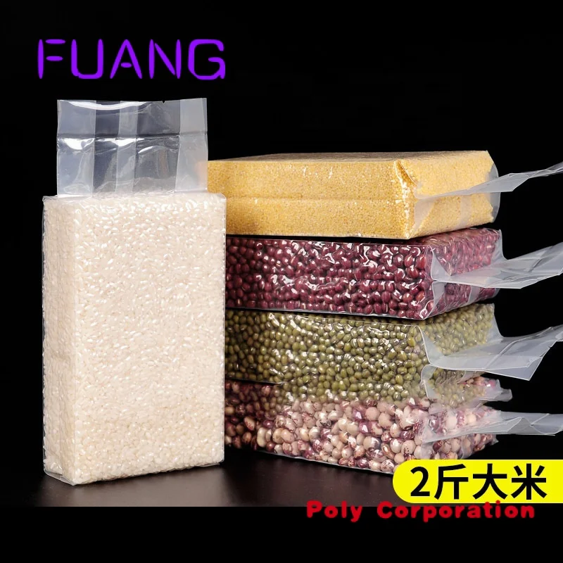 Transparante Pa/Pe Rijstzak Vacuüm Rijstbaksteenzak Verpakkingszakje Rijstvacuümverpakking