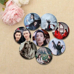 TV Play Mo Dao Zu Shi Brooches Wei Ying Lan Zhan Pins Wei Wuxian Lan Wangji Badge Bag Accessories Jewelry Gifts 32/44/58mm