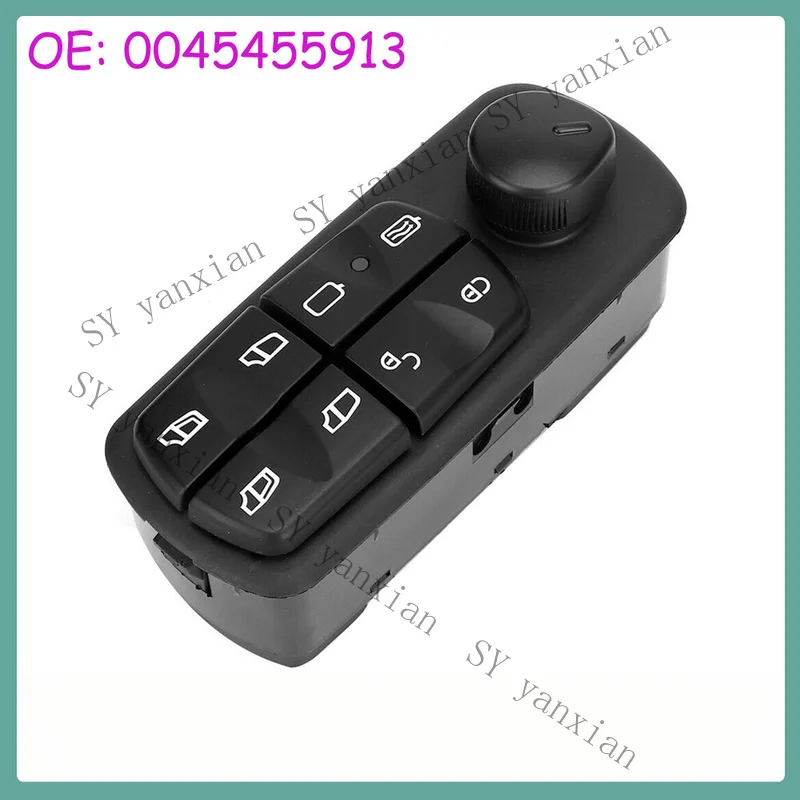SY+ Power Window Control Switch For Mercedes-Benz Atego Axor 1998-13 0045455913 New
