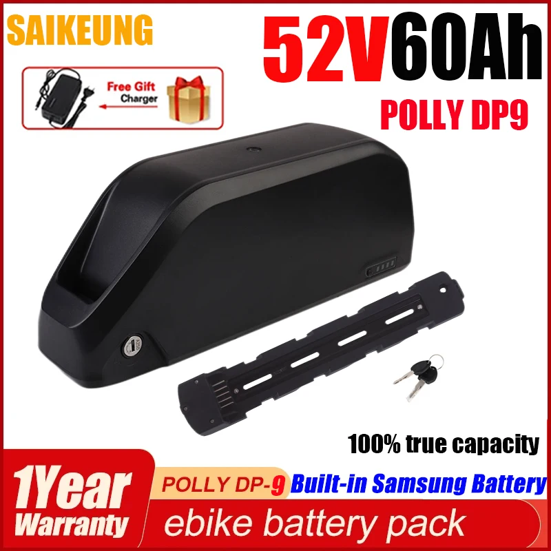 

Hailong Max 52v 60ah Battery 36V Rechargeable 48V Electric Bike 3000w Polly DP-9 20ah 25 30ah 40ah 50ah Scooter Lithium Battery