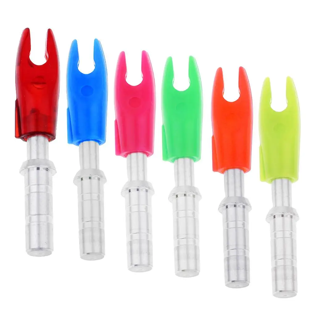 

Replacement Plastic Archery Precision Nocks Lightweight Tail End Insert for Arrows Hunting