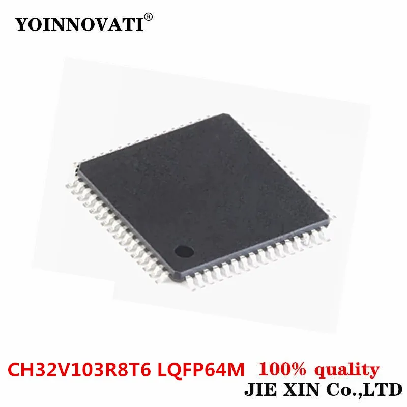 2-100Pcs CH32V103R8T6 CH32V103 R8T6 LQFP64M