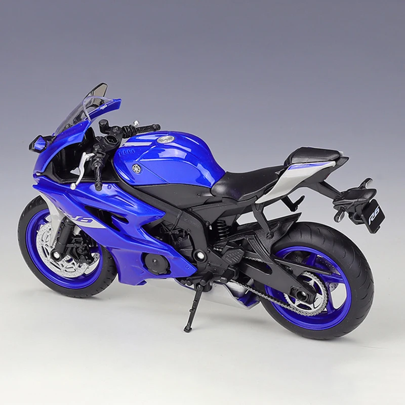 WELLY 1:12 Scale Diecast Alloy YAMAHA YZF-R6 Heavy-duty Motorcycle Toys Cars Model Classics Adult Souvenir Gifts Static Display