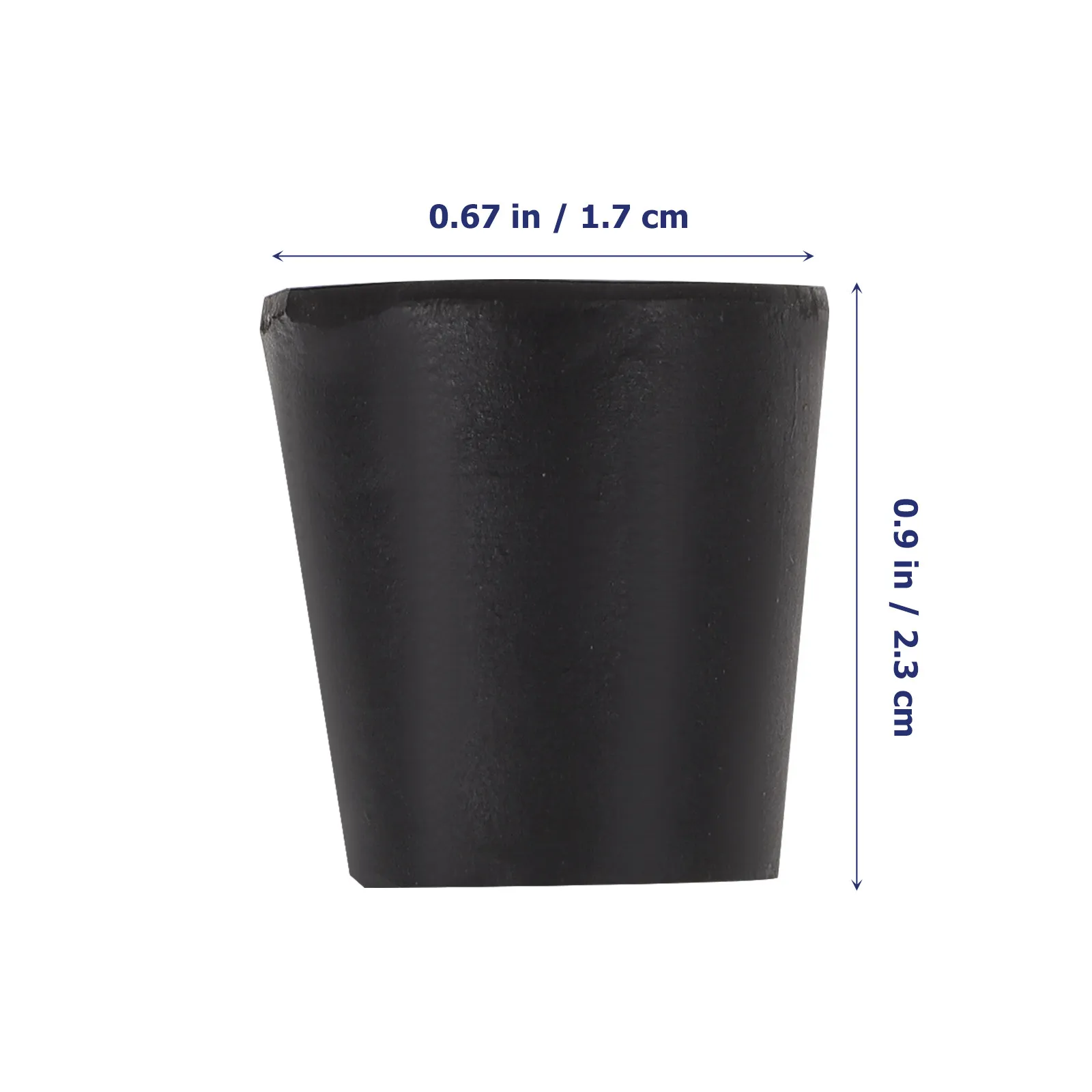 10Pcs Test Tube Rubber Stopper with Hole Premium Rubber Material Long Life Taper Design for Labs Universities Research view 5