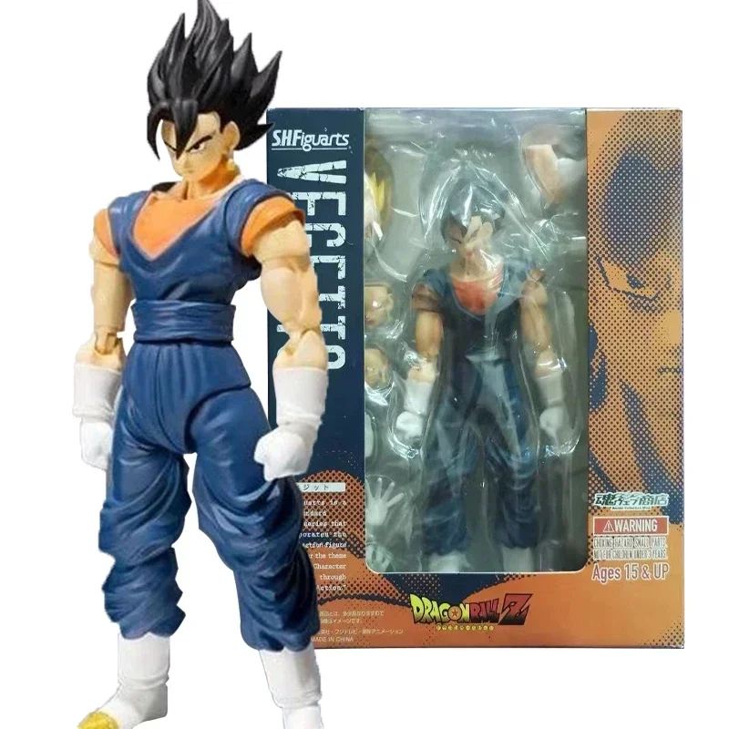 Dragon Ball SHF Son Goku Vegeta combined VEGETTO Soul Limited Anime Action Figures Model Toys Collection Gifts For Kid In Stock