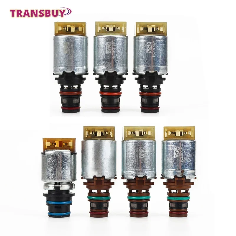 

6R80 7PCS Transmission Valve Body Solenoids Kit Fits For Ford Explorer Ranger Mustang Territory Transit Everest F-150 2011-2017