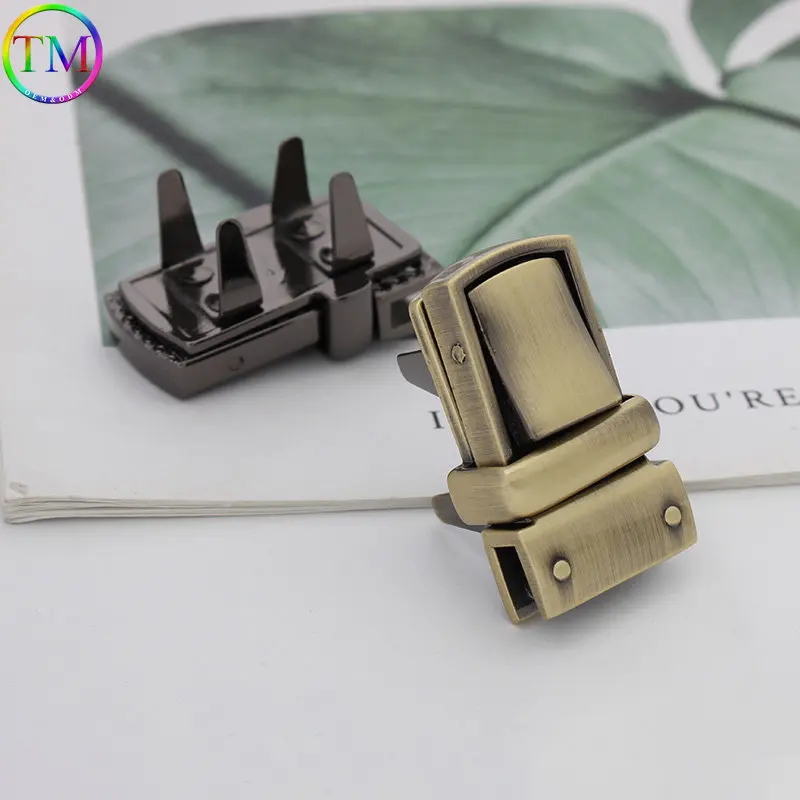 10 Pieces Metal Mortise Lock Clasp Turn Twist Locks Bag Purse Handbag Closure Snap Buckles Diy Handmade Hardware Accessories