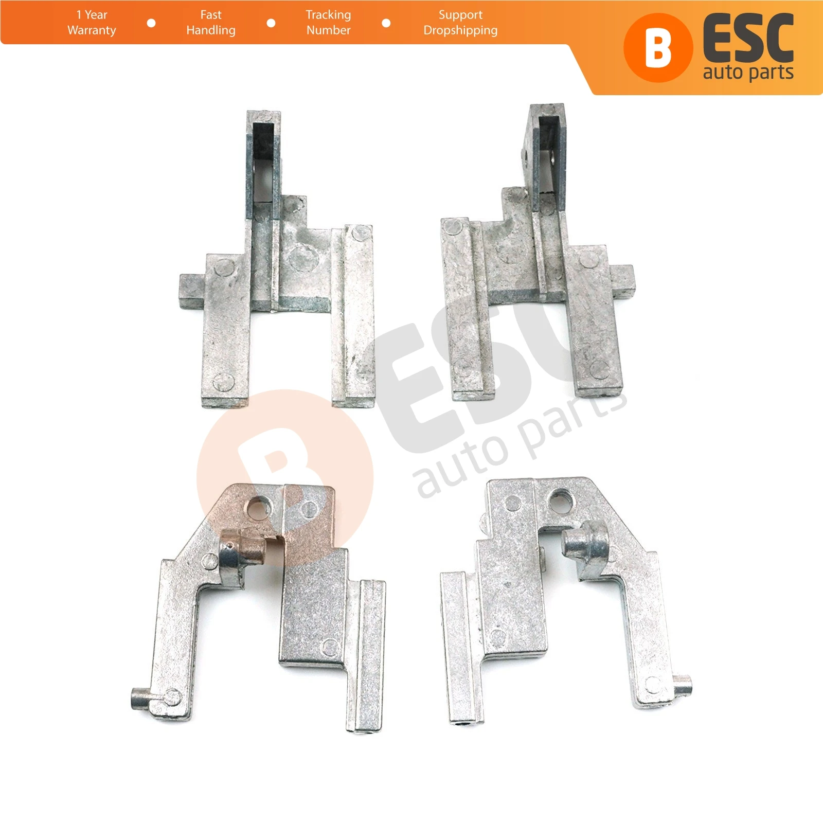 ESC Auto Parts ESR43 Sunroof Repair Metal Brackets Kit For Renault Scenic MK1 Megane MK1 and Coupe Fast Shipment Made in Turkey