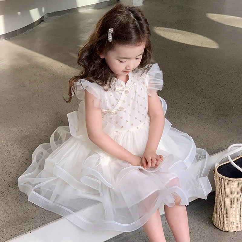 

Girls' Dress2024Summer New Baby Girls' Summer Children's Clothing Fashionable Children's ClothingtutuuPrincess Dress