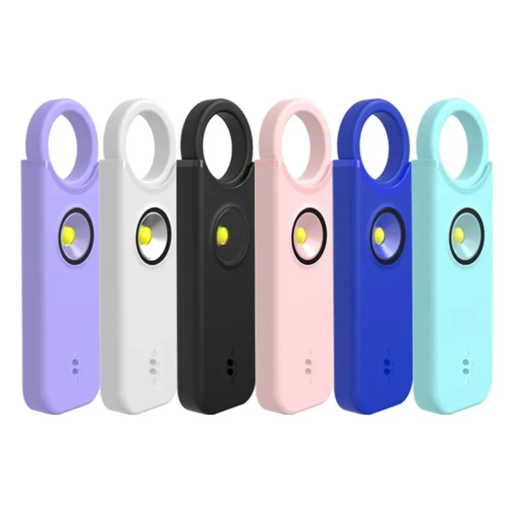 Small Rechargeable Anti Wolf Alarm 135dB Anti Wolf Artifact Dual-mode Outdoor Flash Personal Alarm Rechargeable Female Safety