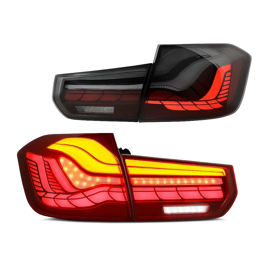 VLAND LED-Rückleuchten für BMW 3er F30 F80 2012–2019, GTS-Stil, Rückleuchten, dynamisches Blinker, Plug-and-Play-Upgrade