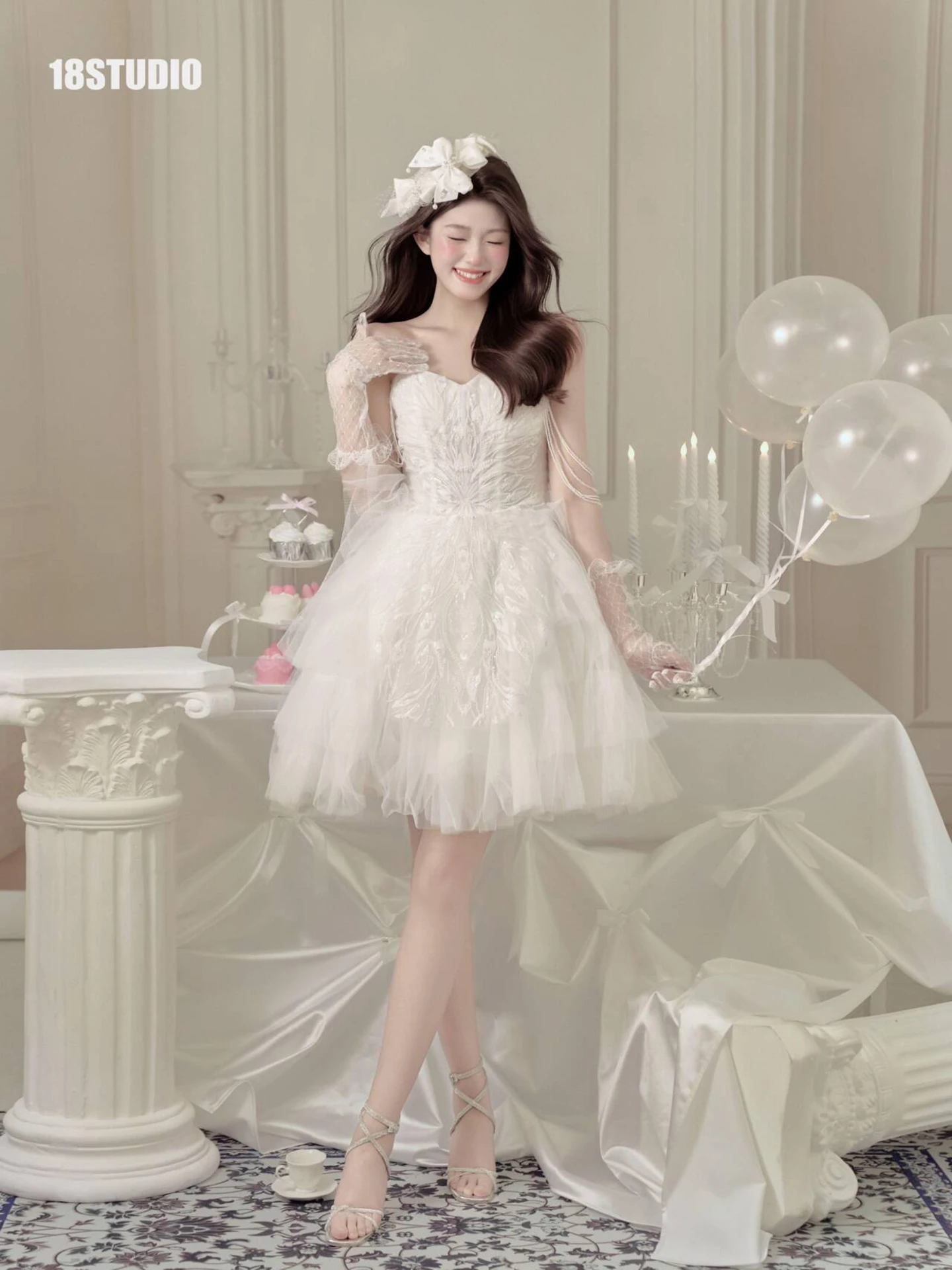 

2026 New Princess Style Birthday Photo Shoot Heavy Work Studio Korean Rich Girl Atmosphere High-End Feel Personal Art