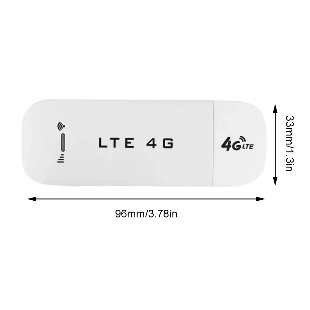 4G Wireless Router Portable 4G LTE USB Dongle 150Mbps High Speed Modem Stick with SIM Card Slot for Laptops Notebooks