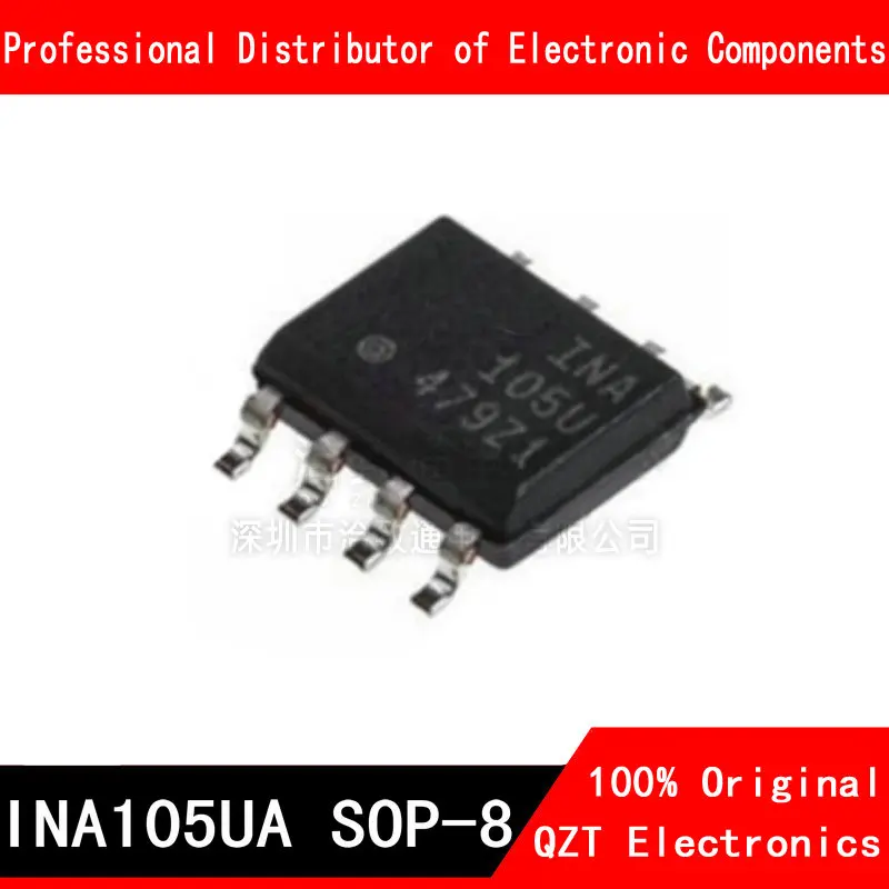 

10pcs/lot INA105UA SOP INA105 INA105U SOP-8 new original In Stock