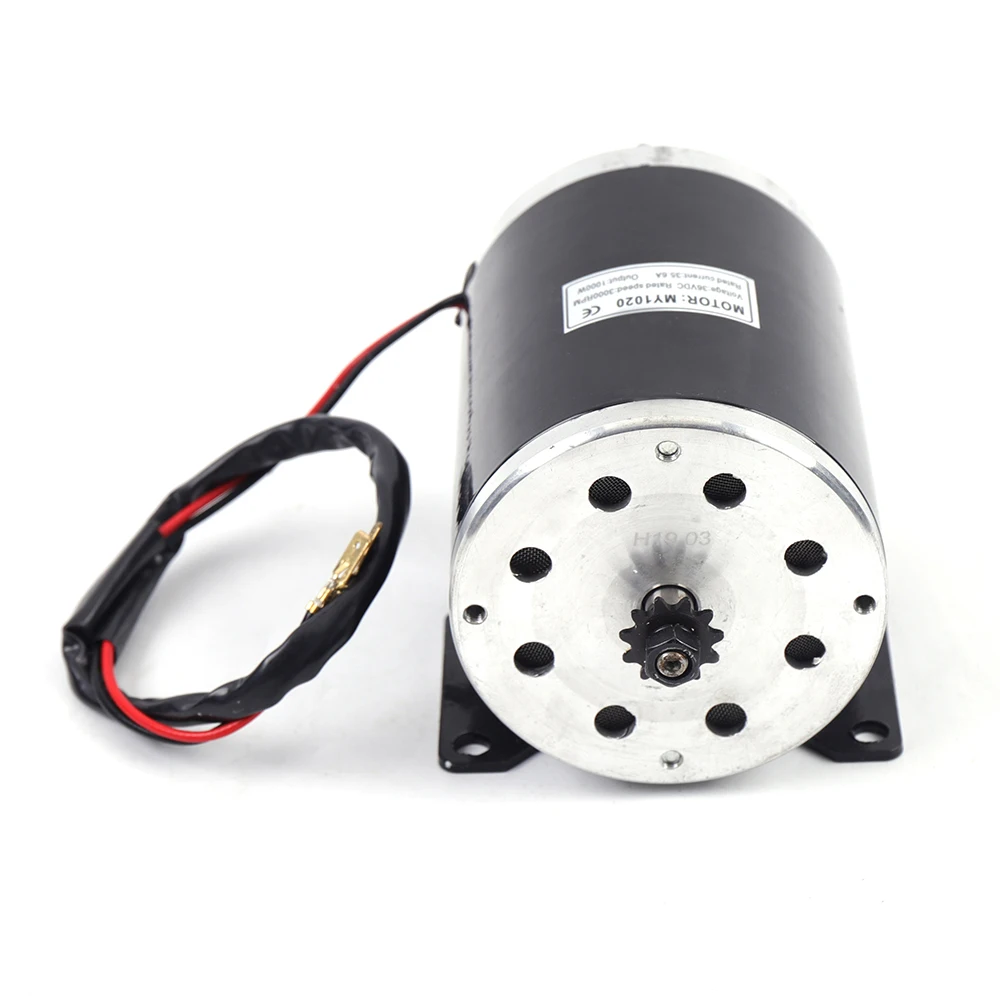 MY1020 1000W 36V Brushed DC Electric Motor For Mini Bike Quad Go-Kart E-Bike DIY