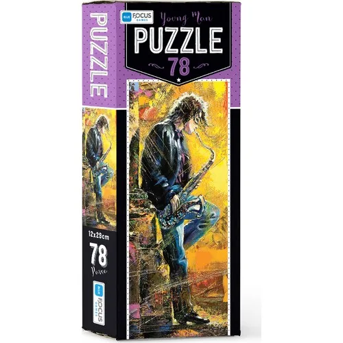 Blue Focus 78 Piece Puzzle Young Man