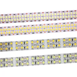 5M dwurzędowy 2835 led strip 240/480 leds/m biały/ciepły biały niewodoodporny IP20 1200/2400 leds bardziej jaśniejszy niż 3528 strip