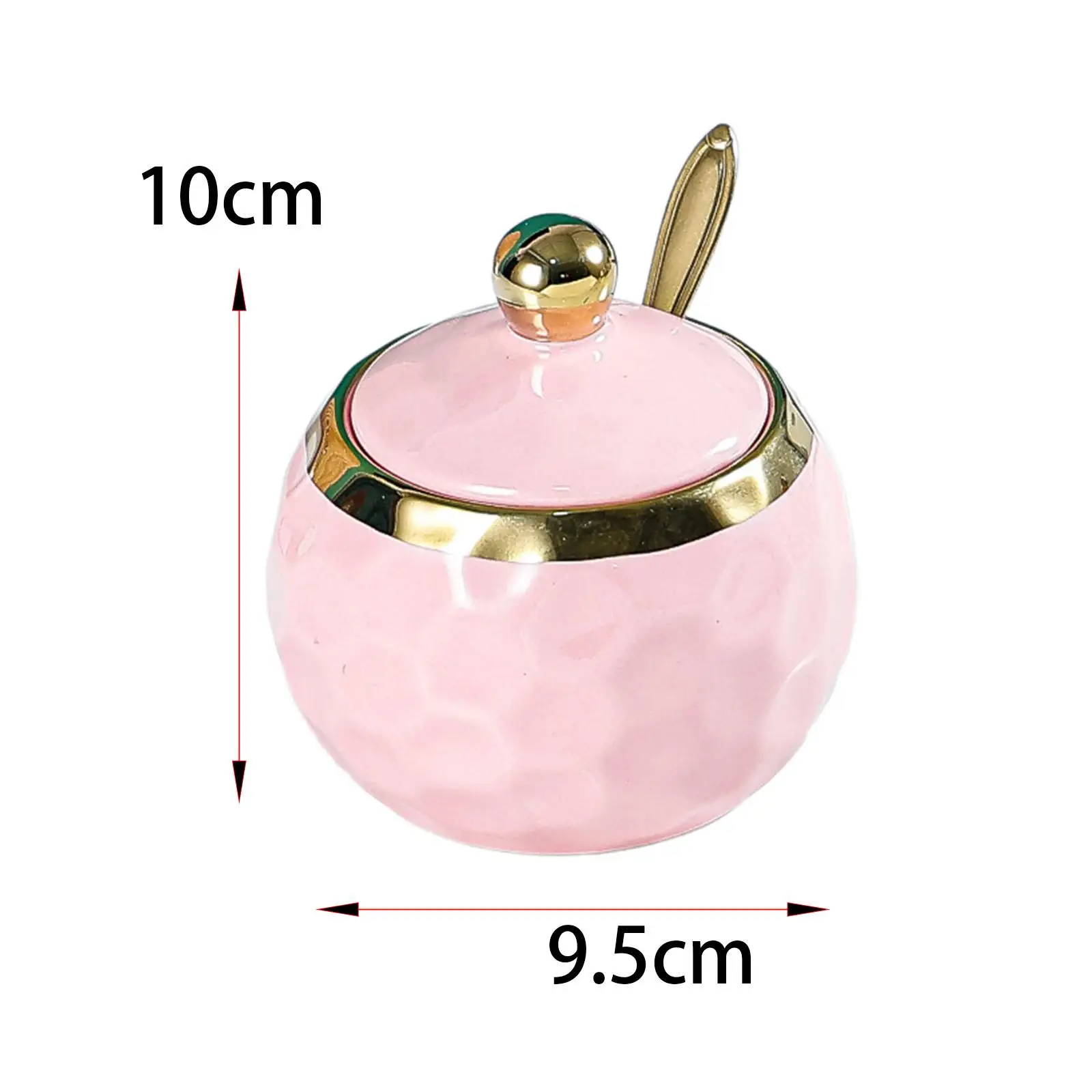 Porcelain Sugar Bowl Kitchen Seasoning Jar Modern Spice Box with Lid Ceramic Salt Bowl for Home Kitchen Restaurant Supplies