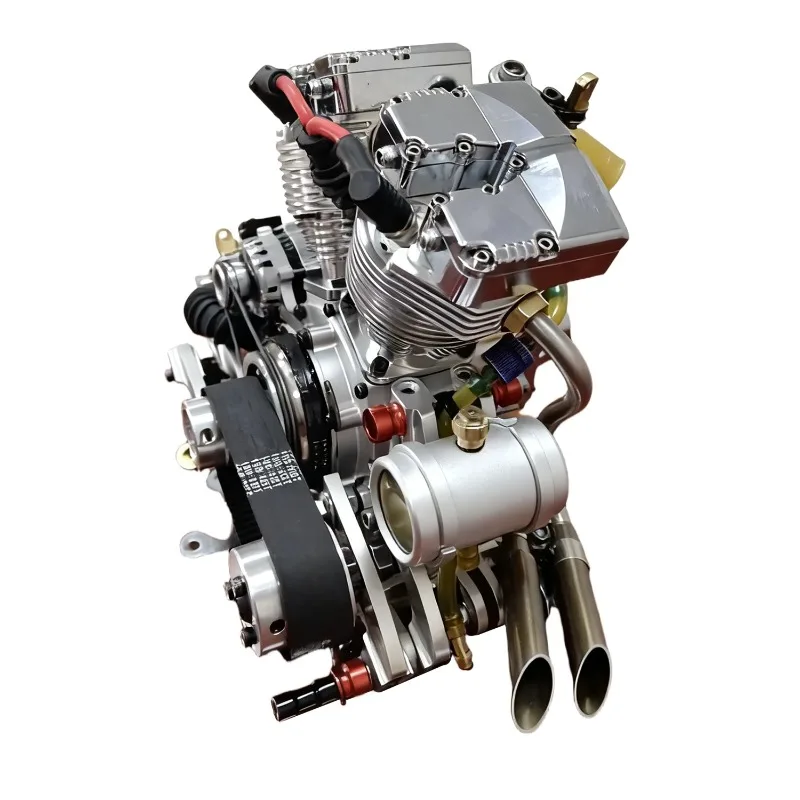 CISON V2 Shovel Engine Model Metal Self-powered with Speed Display Holiday Gift Toy