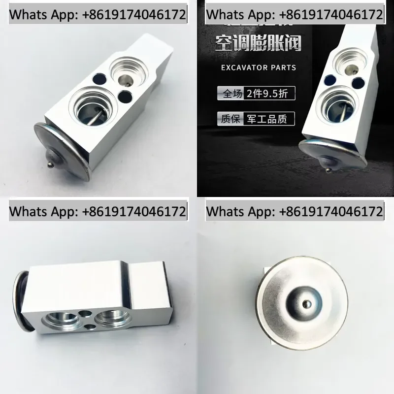 Excavator air conditioning accessories suitable for Lingong LG60 65 75 85 95 excavator air conditioning expansion valve