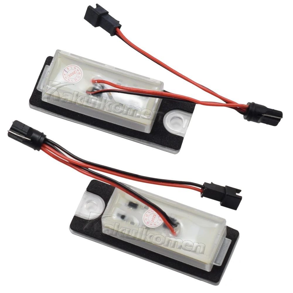 12 فولت زينون الأبيض OEM صالح كامل لوحة ترخيص LED ضوء لفولفو V70 2001-2007 XC70 XC 70 90 S60 S80 سيارة التصميم رقم مصباح