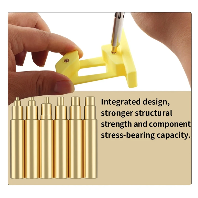 Heat Insert Nut Iron Tip Heat Set Insert Tips Soldering Iron Tips M2 M2.5 M3 M5 M6 Brass Thread Embedded Kit