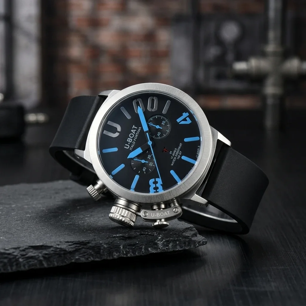 montre-chronographe-a-quartz-u-boat-italo-fontana-pour-homme-44-mm-bracelet-en-silicone-1001m-etanche-montre-de-sport-decontractee