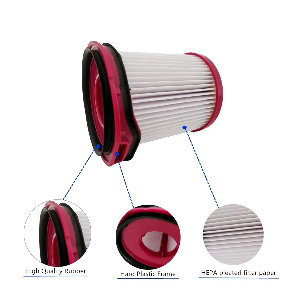 Сменный фильтр Hepa для пылесоса, 2 шт., PH-DEM-VC01, беспроводной стержень, фильтр для пылесоса, моющийся фильтр