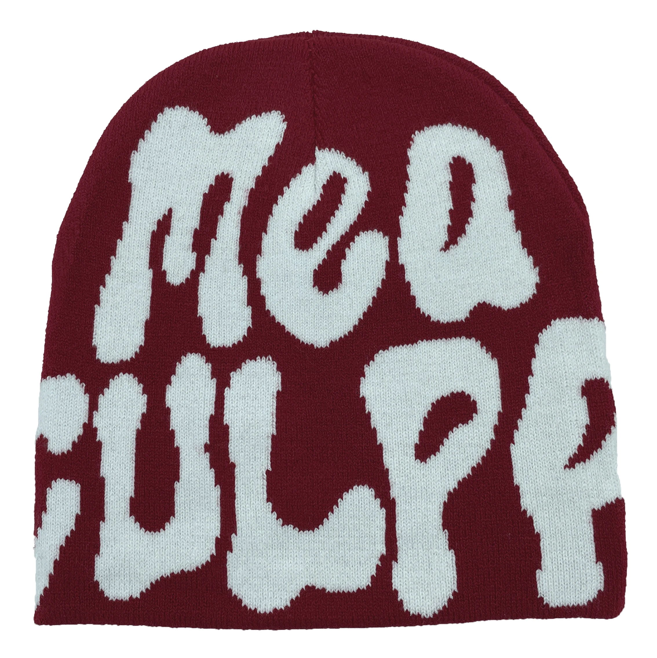 MEA Letter Print Hat Unisex Knitted Hat Outdoor Spersonalizowana czapka termiczna