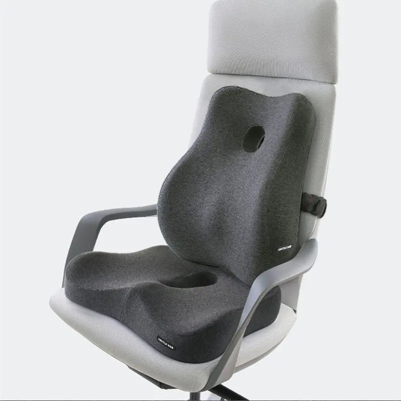 Memória Espuma Almofada Do Assento De Carro, Suporte De Cintura, Almofada Ortopédica Lombar, Cadeira De Escritório, Nádega Almofada, Conjuntos De Alívio Da Dor