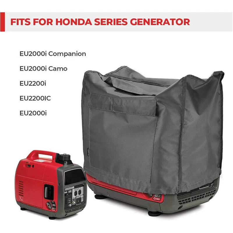 Generator Cover with Storage Pocket Fit for Honda Eu2000i Eu2200i Generators -  Outdoor Storage Cover Protect Your Generator