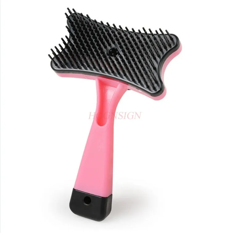 Pet Auto Easy  Grooming Comb Practical Dog Cat Hair Pet Fur Shedding Trimmer Grooming Rake Tool Comb Brush