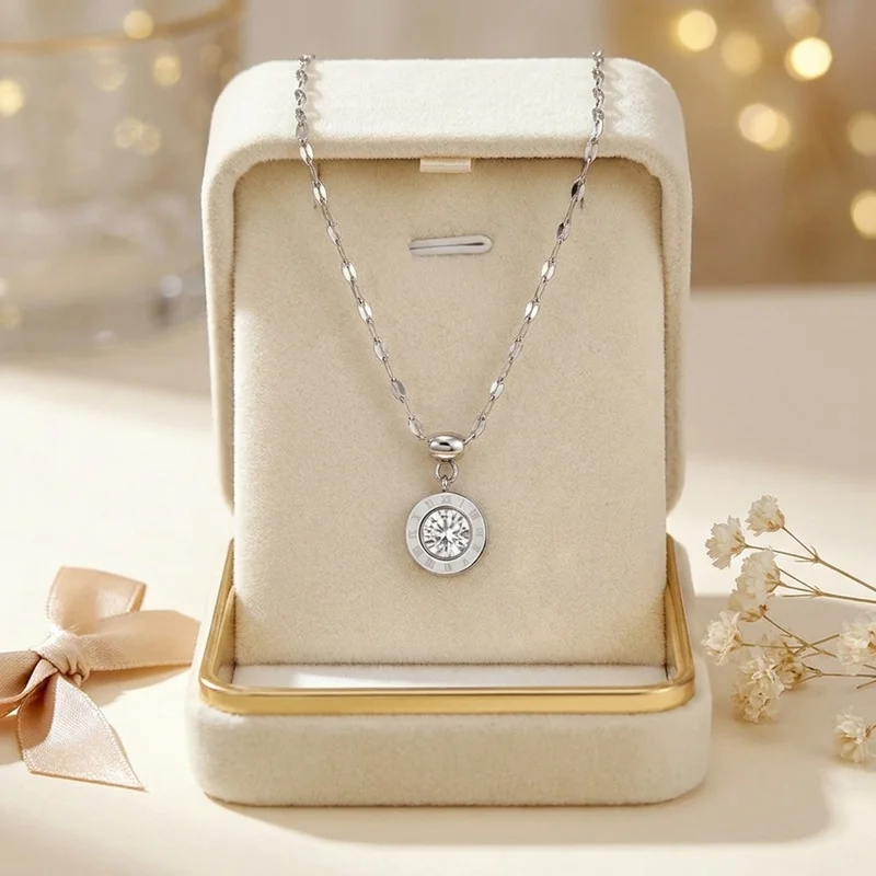 Roman-Inspired Refined Statement Necklace, Elegant Versatile Collarbone Jewelry for Everyday Styling