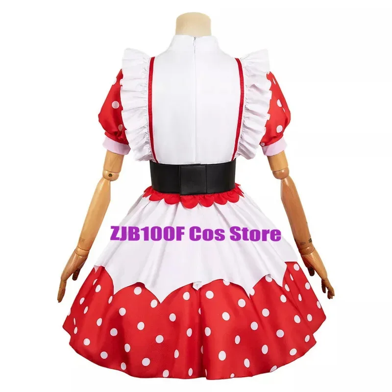 Temporada 2 Arima Kana Cosplay Anime OSHI NO KO disfraz Hoshino Ai sirvienta vestido largo peluca conjunto fiesta escenario uniforme traje para mujer