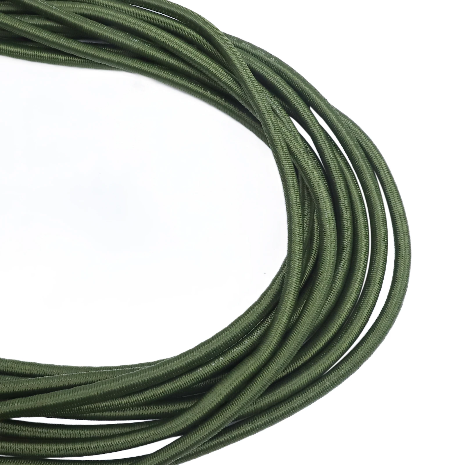 10PCS Stretch Cord with Metal Hook and Rubber Stopper for Luggage Camping Outdoor Gear Securing Binding Application