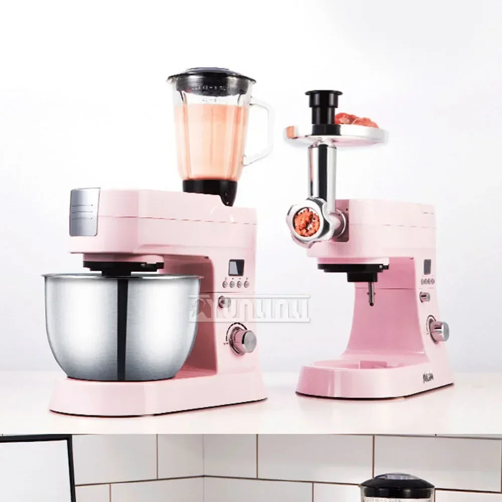 خلاط طعام أوتوماتيكي متعدد الوظائف ، خلاط عجين ، آلة طاه تجارية ، مطبخ منزلي