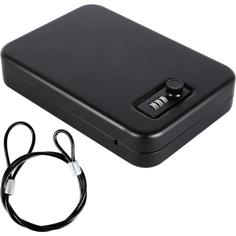 Portable Car Household Pistol Box Jewelry Cash Box Password Safe Box Pistol Box