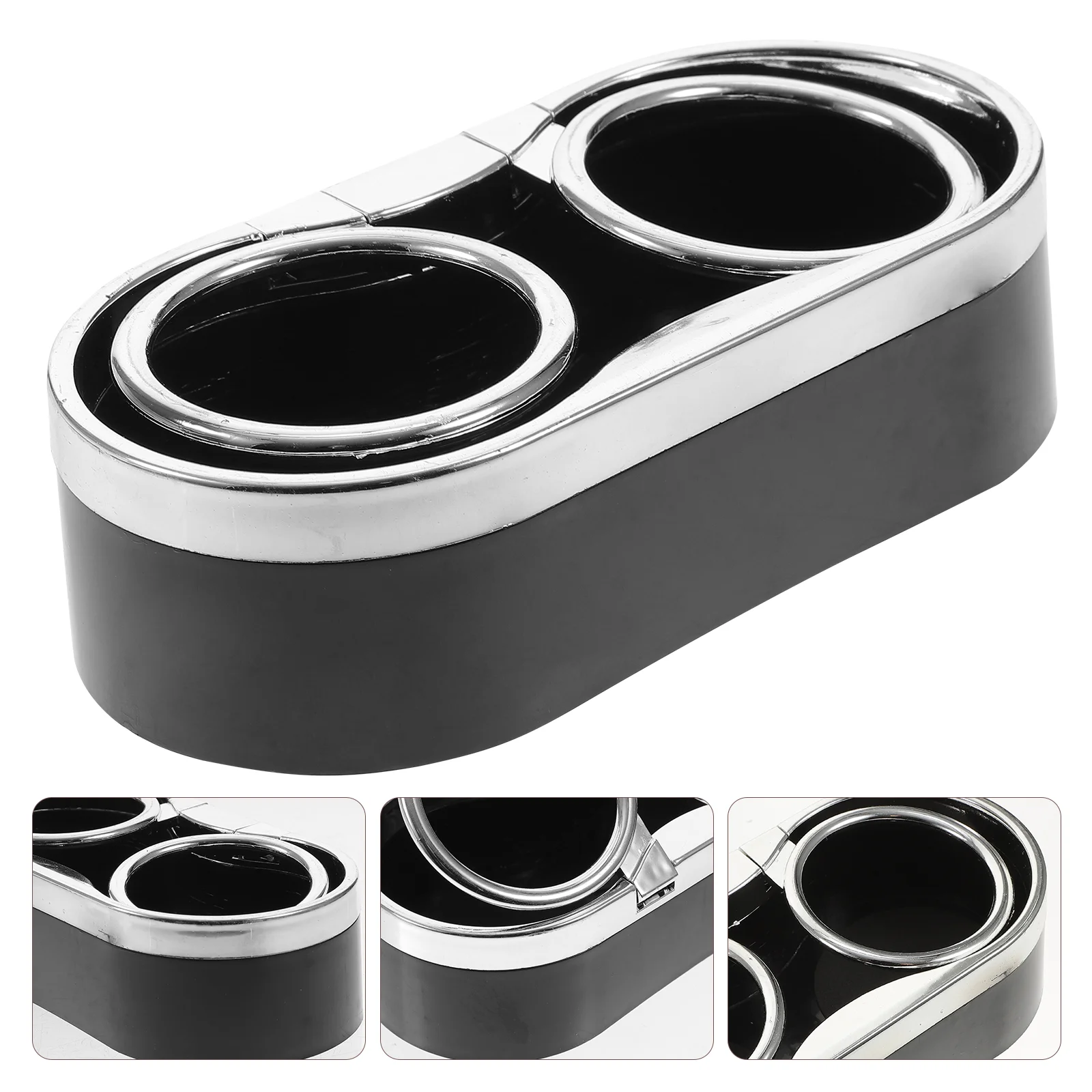 

Double-Cup Holder For Car Automobile Water Drink Rack Drink Water Cup Bottle Can Holder Plastic Drink Holder Cup