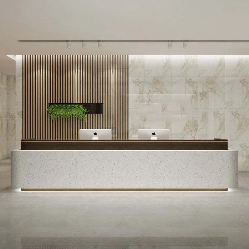 Deep Storage Drawers Reception Desks Large 240 Salon Modern Reception Desks Classic Cosmetic Shop Biurko Do Recepcji Furniture