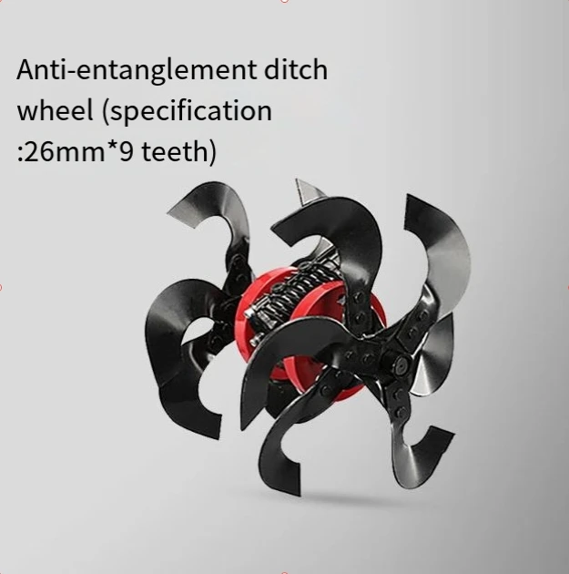 2025년형 신모델 사선날 제초 휠, 수확기 예초기 브러시 커터 울타리 트리머 액세서리, 정원 농업 도구