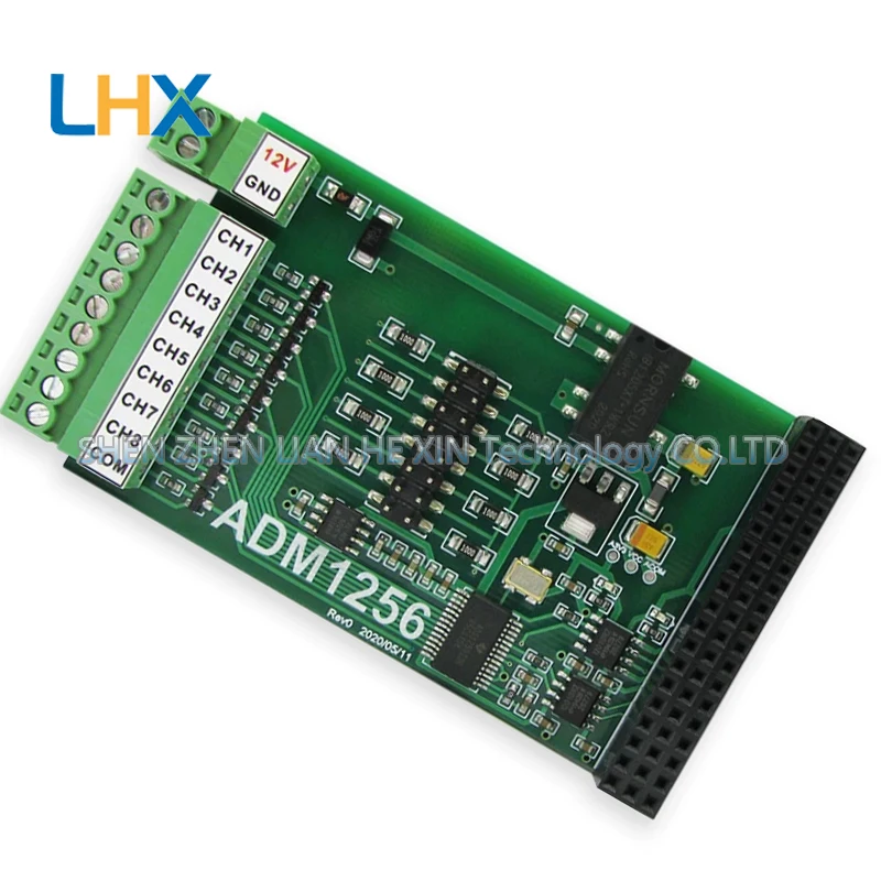 ADM1256 8-channel ADC module high-precision voltage and current acquisition