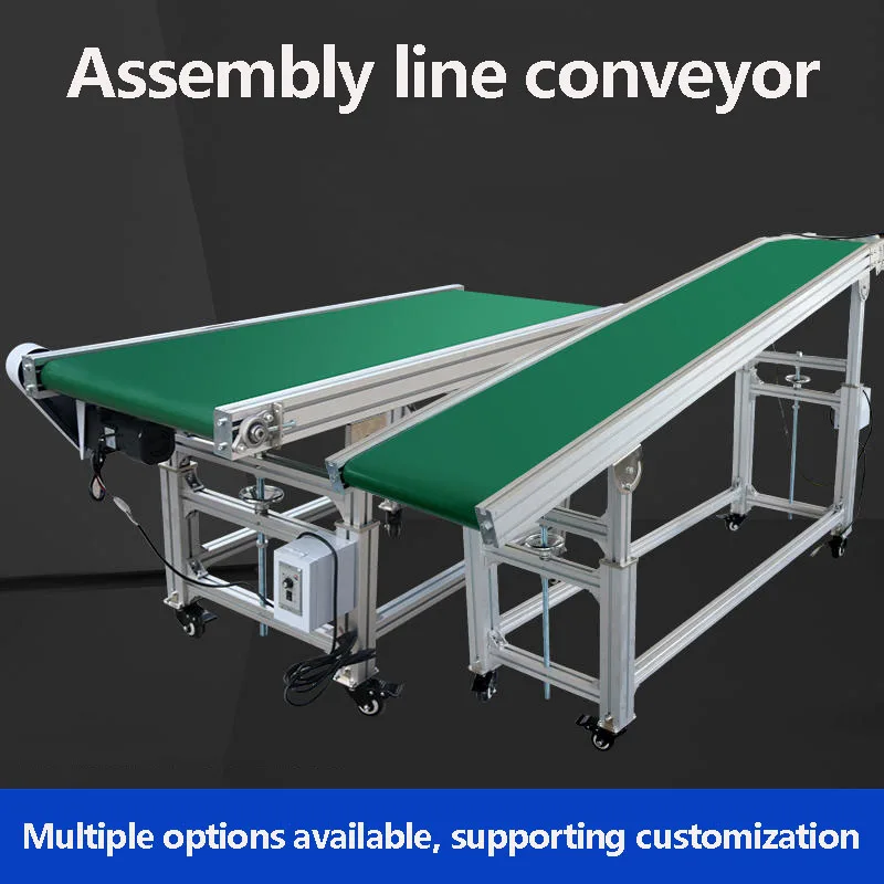 PVC Conveyor Belt Machine 3-Meter-Long Aluminum Alloy Adjustable And Adjustable Lifting Assembly Line Conveyor