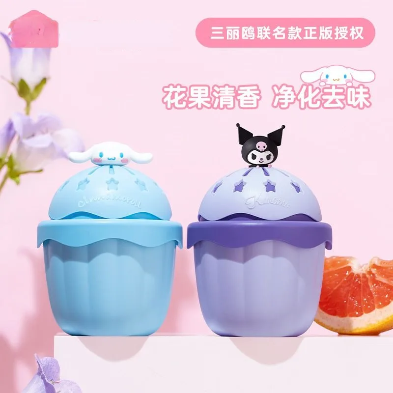 Cinnamoroll Indoor Air Freshening Bálsamo Sólido, Super Bonito, Simples, De Longa Duração, Aromaterapia Desodorizante De Carro, Best-seller